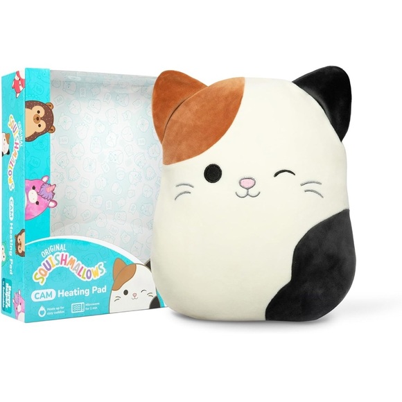 Squishmallows CAM Cat Heating Pad Plush Happy Helpers 10.5” Microwavable NWOT - Picture 1 of 11